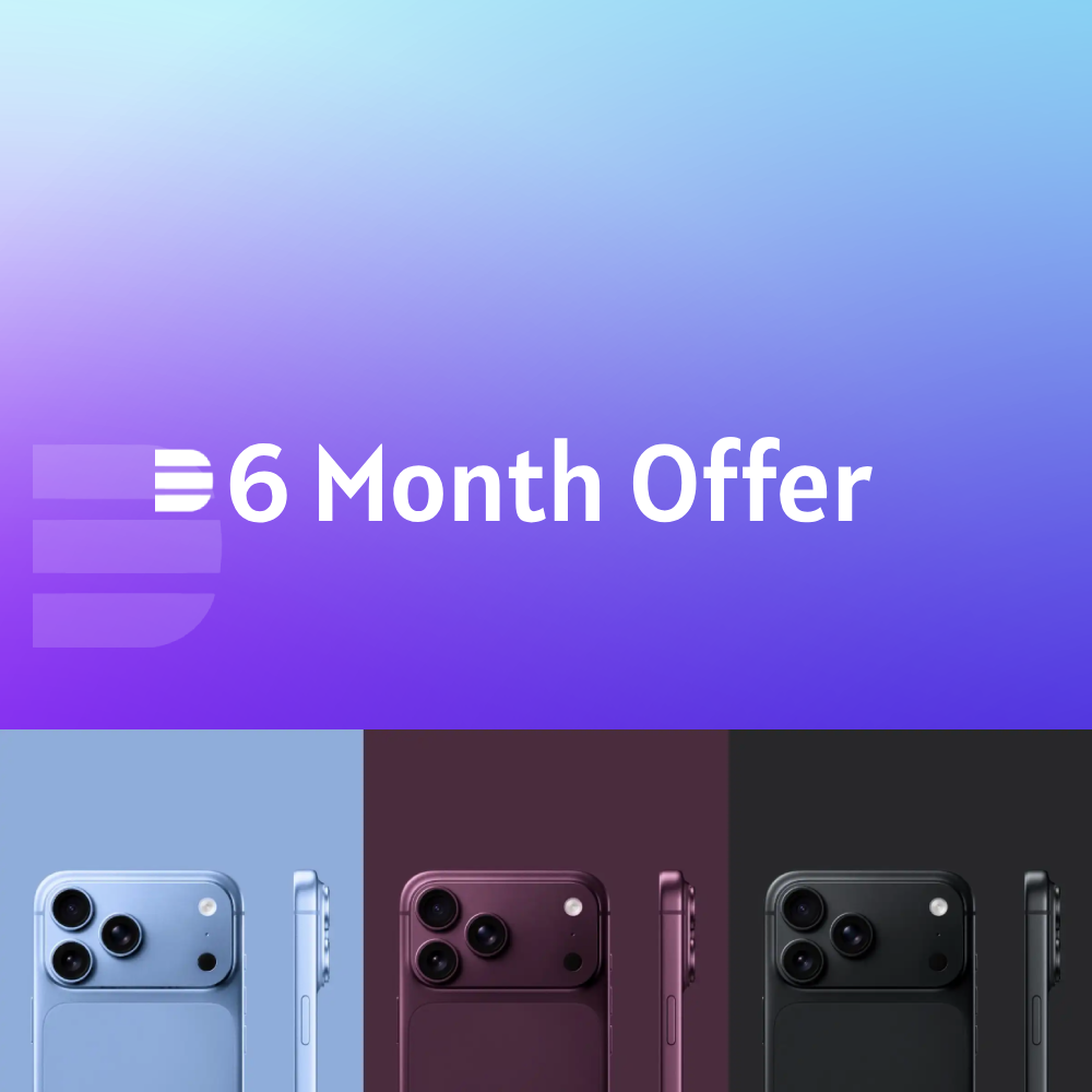 6 Month Course with 18 Pro Max Included.