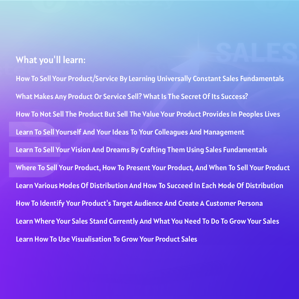 Sales Fundamentals